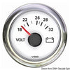 Voltometer 18/32V white