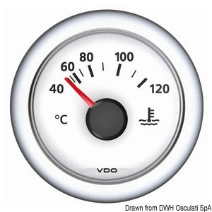 Water thermometer white