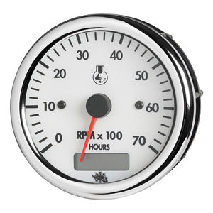 Guardian RPM counter 2/4stroke white hourmeter 12V