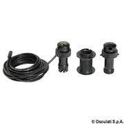 Transducer w/extractible screw for sumlog