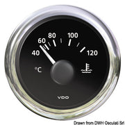 Water thermometer black