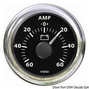 Ammeter black-60 A +60 A