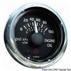 Oil pressure gauge black 5 bar/80 psi