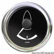 VDO rudder angle indicator black