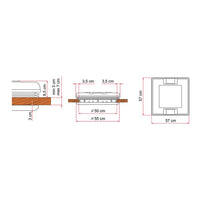 Fiamma Rooflight Vent 50 Crystal (01668-02D)