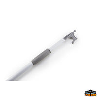 Telescopic boat hook «Multicolor» white color 115-200 cm - White colour - Min/max length 115/200 cm - Tubes Ø 25/30 mm [R0074121]