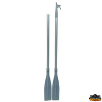 Removable aluminium oars kit with boat hook Trem R1679002