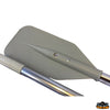 Removable aluminium oars length 150 cm - External Ø 35 mm - Length 150 mm - Grey colour [R9935150]