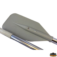 Removable aluminium oars length 150 cm - External Ø 35 mm - Length 150 mm - Grey colour [R9935150]
