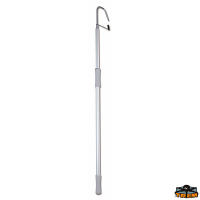 Aluminium telescopic gaff with hook 10 cm. Trem R0810120