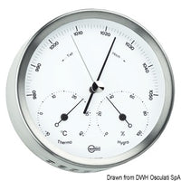Barigo Steel baro/thermo/hygrometer