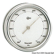 Barigo Orion barometer silver dial