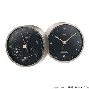 Barigo Pentable black clock