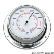 Barigo Sky barometer polished SS/white