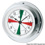 Barigo Star quartz clock w/ radiosectors chr.brass