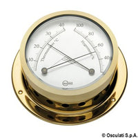 Barigo Star hygrometer golden brass