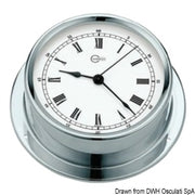 Barigo Regatta white quartz clock