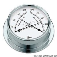 Barigo Regatta white hygro-thermometer