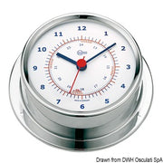 Barigo Sky clock polished SS/white
