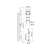 Fiamma Deluxe 8 Folding Ladder (02426-02A)