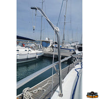 Swivelling davits in stainless steel for engine lift - Standard model - Tube Ø mm 40 - At 1400 mm - B mm500 - Max capacity kg								

								55 [O1730140]