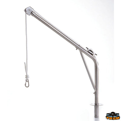 Swivelling davits in stainless steel Aisi 316 for engine lift Trem O1740105