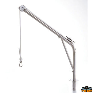 Swivelling davits in stainless steel Aisi 316 for engine lift Trem O1740105