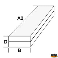 Super light gangway with alu anti-slip ground 260 cm - Double Madrella Length (15 cm) - A1 cm 260 - A2 130cm - B cm36 - C cm								

								7.5 [S6331260]