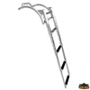 Rubber dinghy ladder 3 steps - Steps 3 - Tube Ø mm 19/25/32 - Open length 900 mm - Closed length mm380x345 [S1103050]