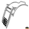 Rubber dinghy ladder 3 steps - Steps 3 - Tube Ø mm 19/25/32 - Open length 900 mm - Closed length mm380x345 [S1103050]