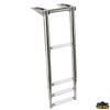 Retractable telescopic ladder with handles 3 steps black color - Article Black steps - Steps 3 - Tubes Ø 19/25/32 mm - Open length mm875 [S3113300]