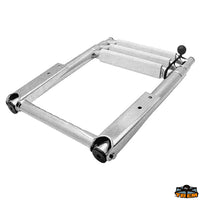 Retractable telescopic ladders with handles 4 steps - Article White steps - Steps 4 - Tubes Ø 19/25/32/38 mm - Open length mm1145 [S3104315]
