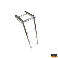 Retractable telescopic ladders 4 steps - Standard model - Steps 4 - Tubes Ø 19/25/32/38 mm - Open length mm1155 [S3103004]