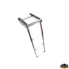 Retractable telescopic ladders 3 steps - Narrow model (for inflatable boats) - Steps 3 - Tubes Ø 19/25/32 mm - Open length mm880 [S3103245]