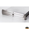 Retractable telescopic ladder 4 steps - Snap-on model - Steps 4 - Length A 1168 mm - Front panel mm390x86 [S3104330]