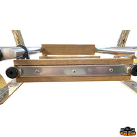Boarding ladder with grabrail wooden steps 3 steps - Steps 1+2=3 - Standard ladder type - A Total width 360 mm - Step width mm280 [S1922003]