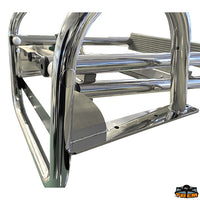 Boarding ladder with grabrail wooden steps 4 steps - Steps 1+3=4 - Standard ladder type - A Total width 360 mm - Step width mm280 [S1928004]