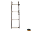 Folding ladder wall-mounted 260x630 mm - Steps 3 - Standard ladder type - Width 260 mm - Length mm630 [S1926003]