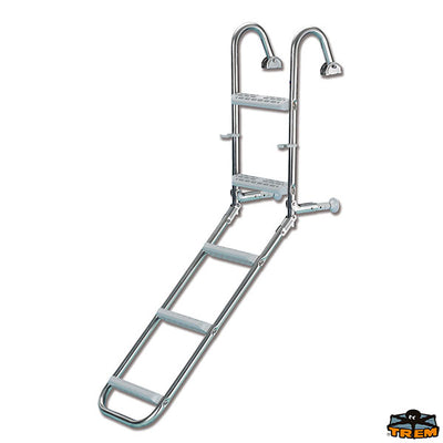 Folding boarding ladder for transom Trem S0630005