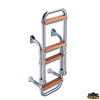 Stainless steel Aisi 316 folding boarding ladders with wooden steps Trem S0928005
