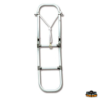 Rubber dinghy ladder 3 steps - Steps 3 - Length 1150 mm - Width 300 mm - Tube Ø mm25 [S1130004]
