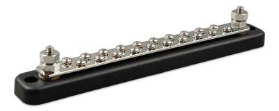 Busbar 150A 2P with 20 screws and cover