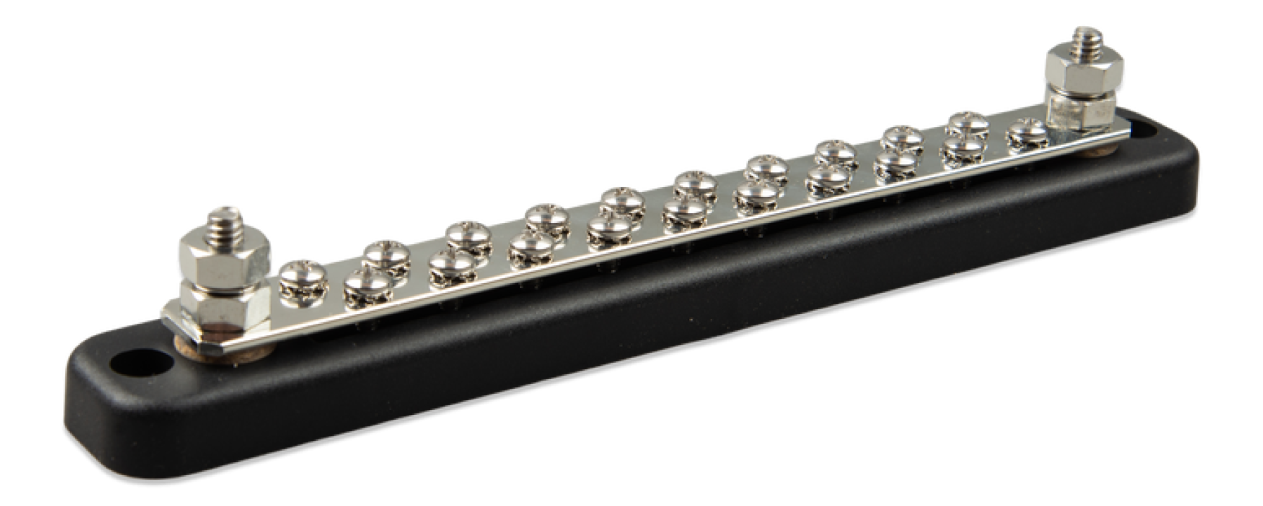 Busbar 150A 2P with 20 screws and cover