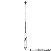 GLOMEX VHF antenna. treaded at the base RA 106
