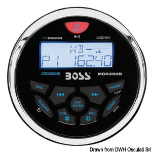 BOSS FM/AM/Bluetooth/USB/MP3 radio for dashboard