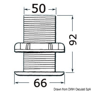 Raymarine M78713-PZ thruhull depth