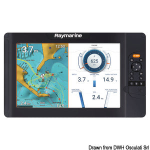 RAYMARINE Element Echo sounder 12 S w/chart