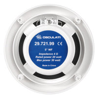 Pair of 2-ways loudspeakers 150 mm 60 W white