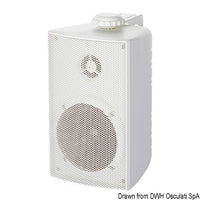 Cabinet stereo 2-way speakers white