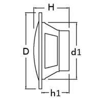 Pairs of Dual cone loudspeakers 6.5" 2x60 W white